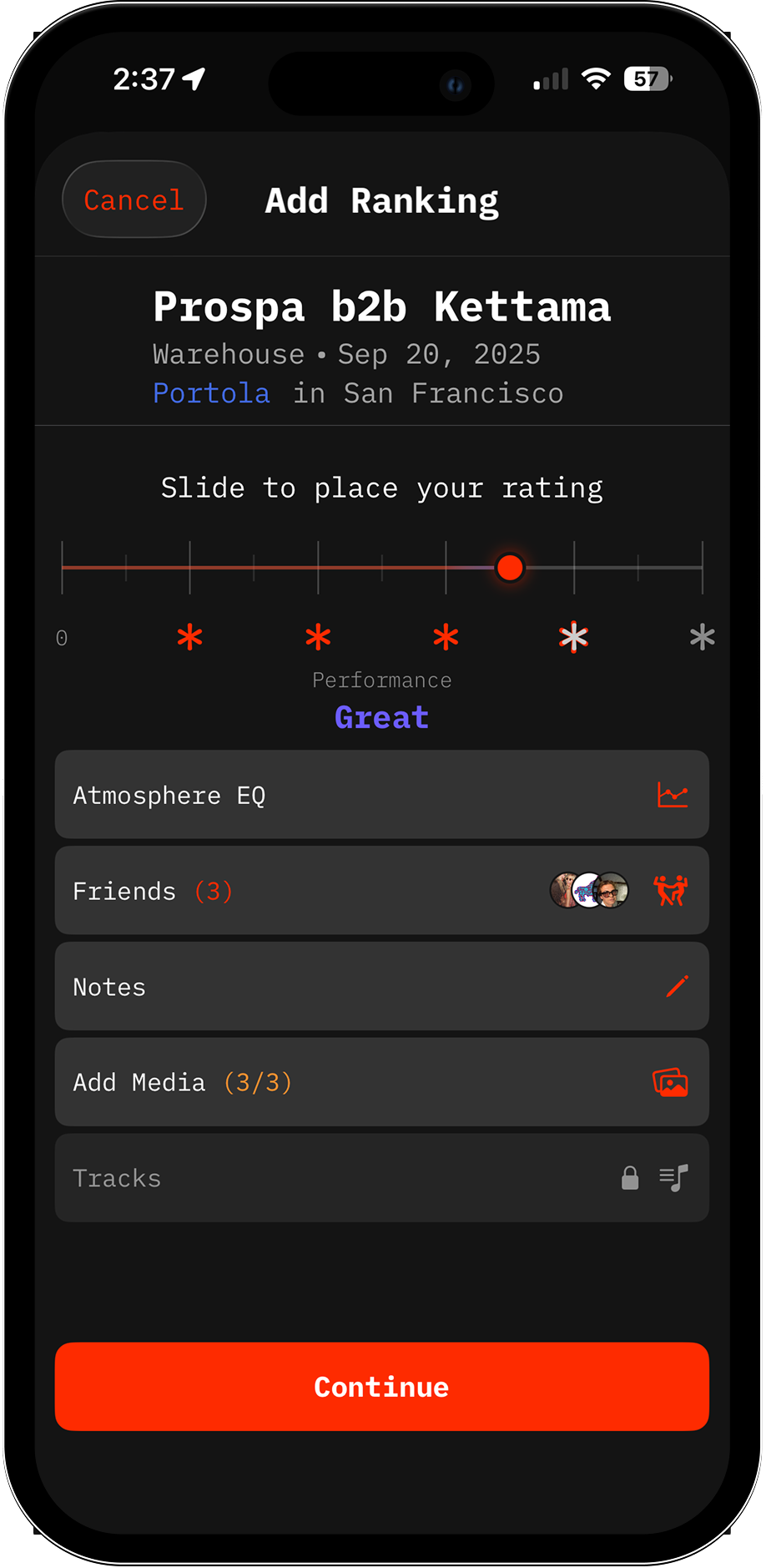 ranking view mockup